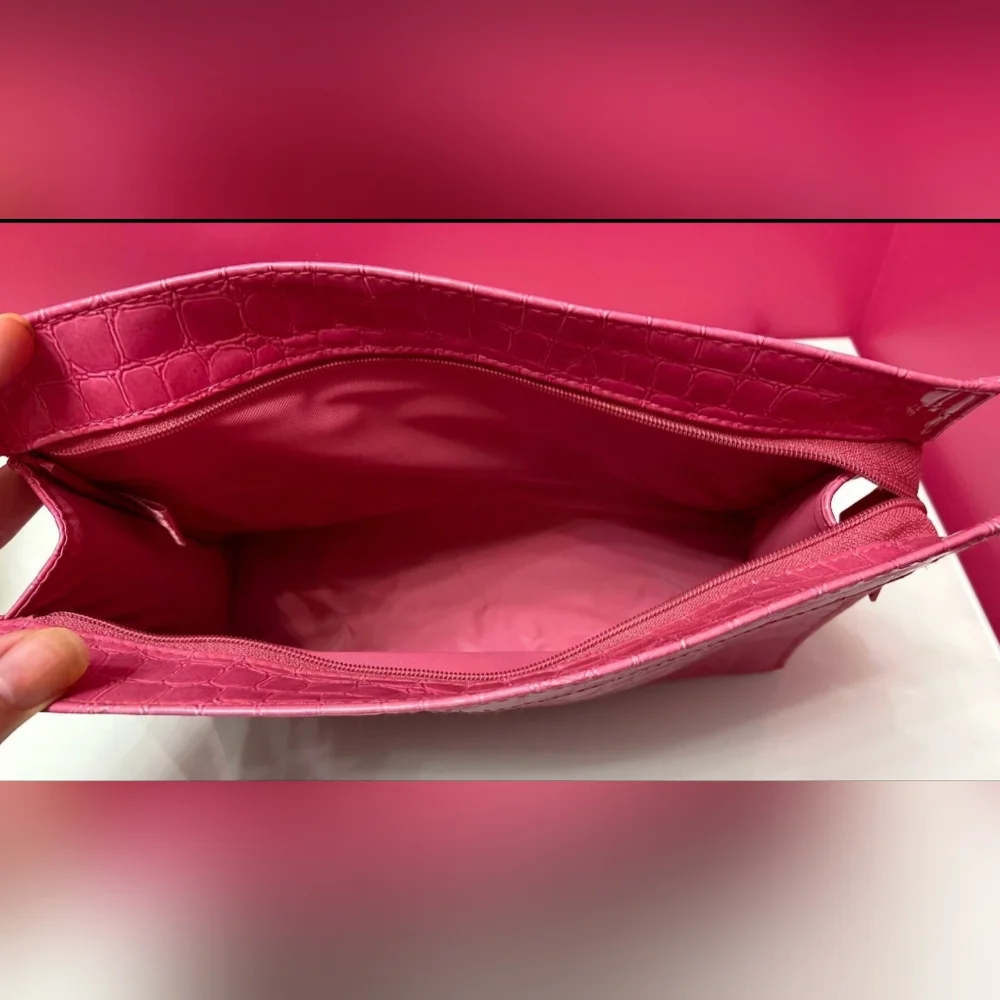 Givenchy Pink Croc-Embossed Bag - Picture 8 of 10